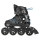 Nils Extreme Łyżworolki Łyżwy 2w1 NH11912 rozm. S 31-34 Czarno-niebieskie - 1121274 - zdjęcie 3